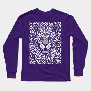 tiger mandala Long Sleeve T-Shirt